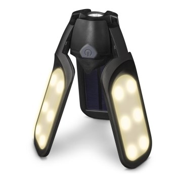 Sencor - LED Акумулаторно къмпинг фенерче със соларен панел LED/3W/1600 mAh IPX4