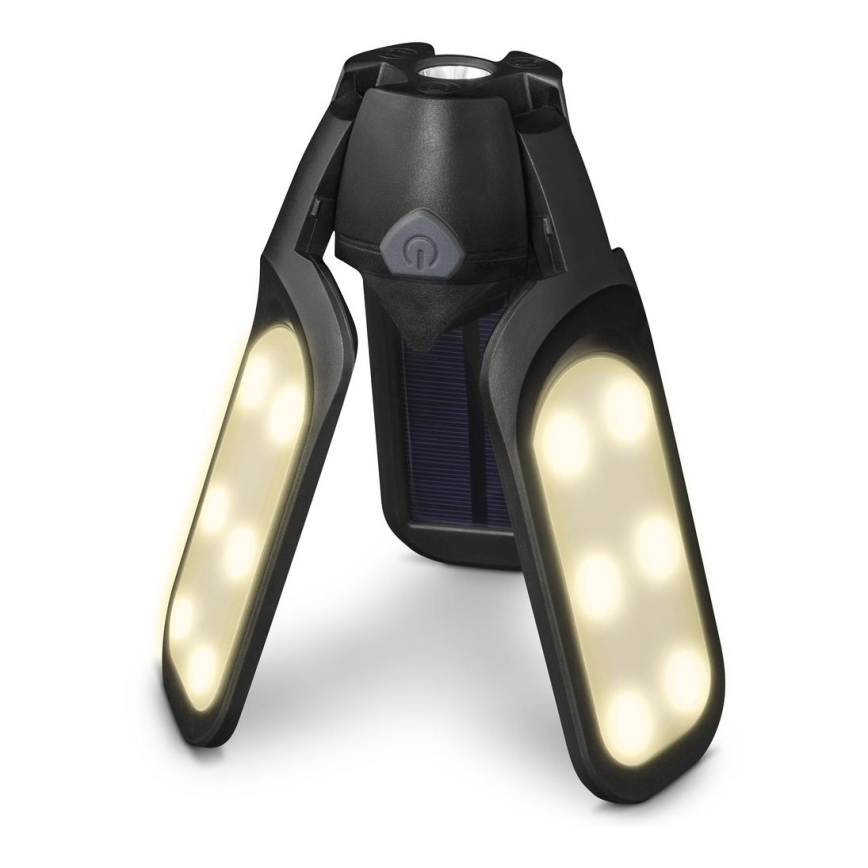 Sencor - LED Акумулаторно къмпинг фенерче със соларен панел LED/3W/1600 mAh IPX4