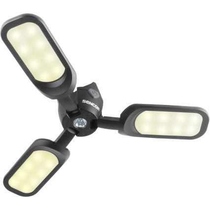Sencor - LED презареждаема къмпингова лампа със слънчев панел LED/3W/1600 mAh IPX4