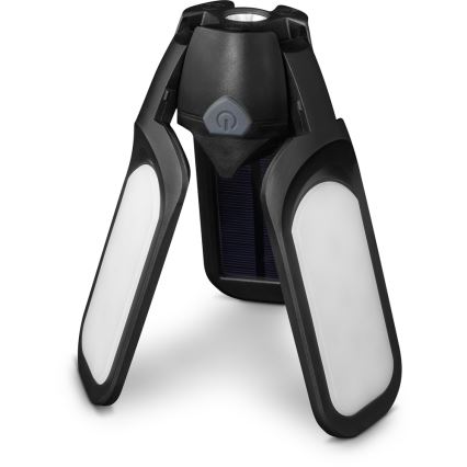 Sencor - LED Акумулаторно къмпинг фенерче със соларен панел LED/3W/1600 mAh IPX4