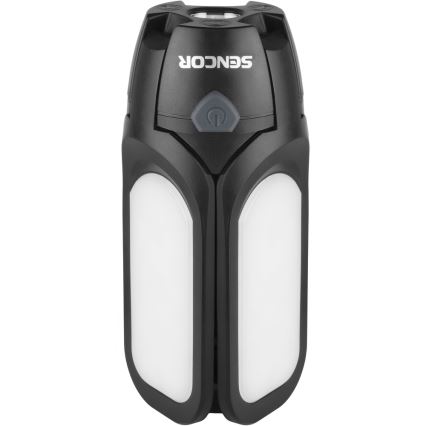 Sencor - LED Акумулаторно къмпинг фенерче със соларен панел LED/3W/1600 mAh IPX4
