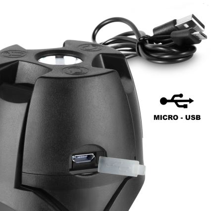 Sencor - LED Акумулаторно къмпинг фенерче със соларен панел LED/3W/1600 mAh IPX4