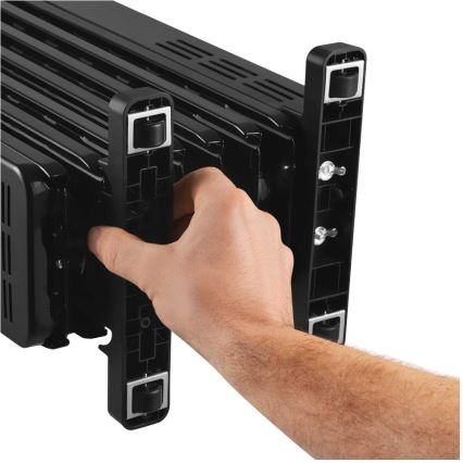 Sencor - Маслен радиатор с 7 ребра 600/900/1500W/230V черен