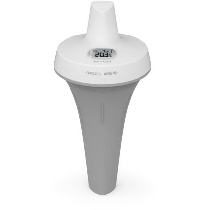Sencor - Метеорологична станция с безжичен плаващ сензор за басейн 2xAA + 2xAA IPX7