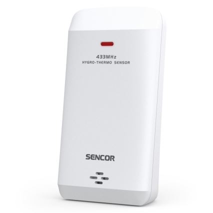 Sencor - Метеорологична станция с цветен LCD дисплей 5V/1xCR2032 + 2xAA