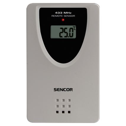Sencor - Метеорологична станция с цвят LCD display, будилник и проектор 2xAA + 2xAAA