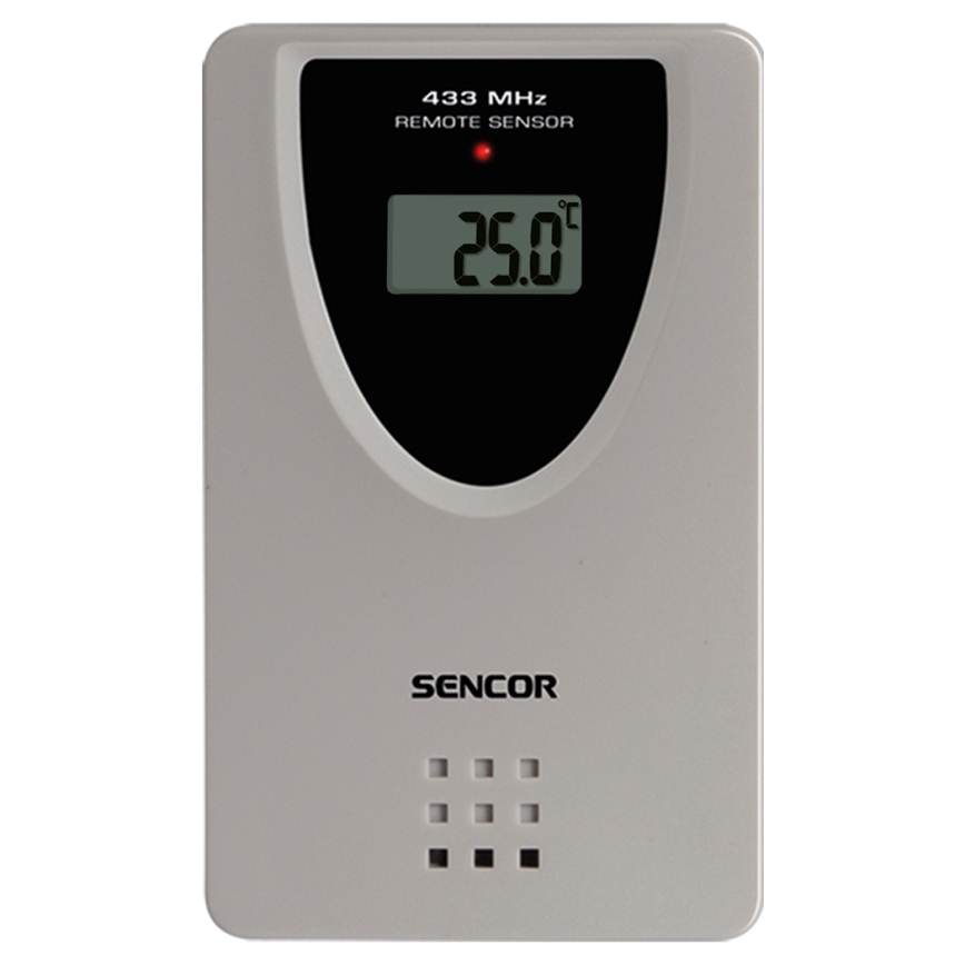 Sencor - Метеорологична станция с цвят LCD display, будилник и проектор 2xAA + 2xAAA