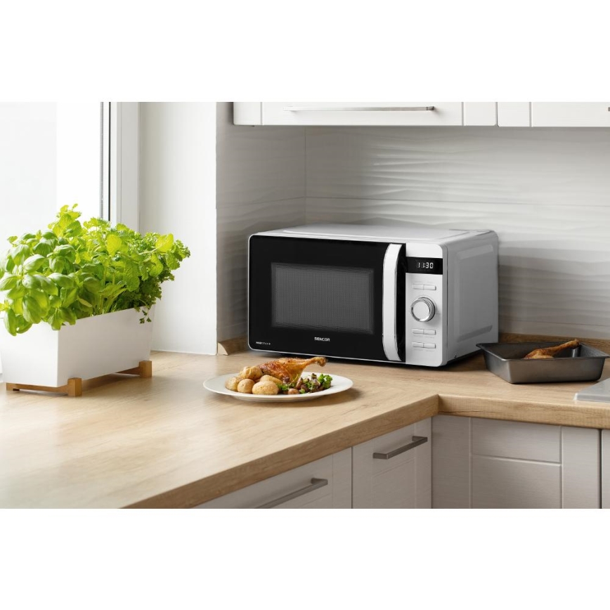 Sencor - Микровълнова фурна 800W/230V 17 l бяла