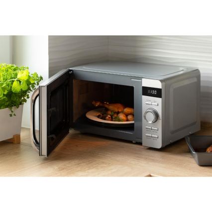 Sencor - Микровълнова фурна 800W/230V 17 l сребриста