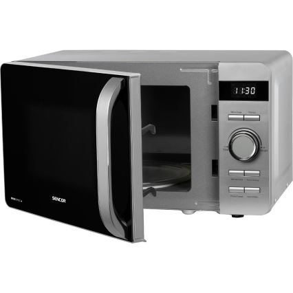 Sencor - Микровълнова фурна 800W/230V 17 l сребриста