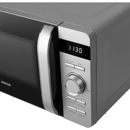 Sencor - Микровълнова фурна 800W/230V 17 l сребриста