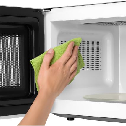 Sencor - Микровълнова фурна с функция грил 700W/900W/230V 17 л неръждаема стомана
