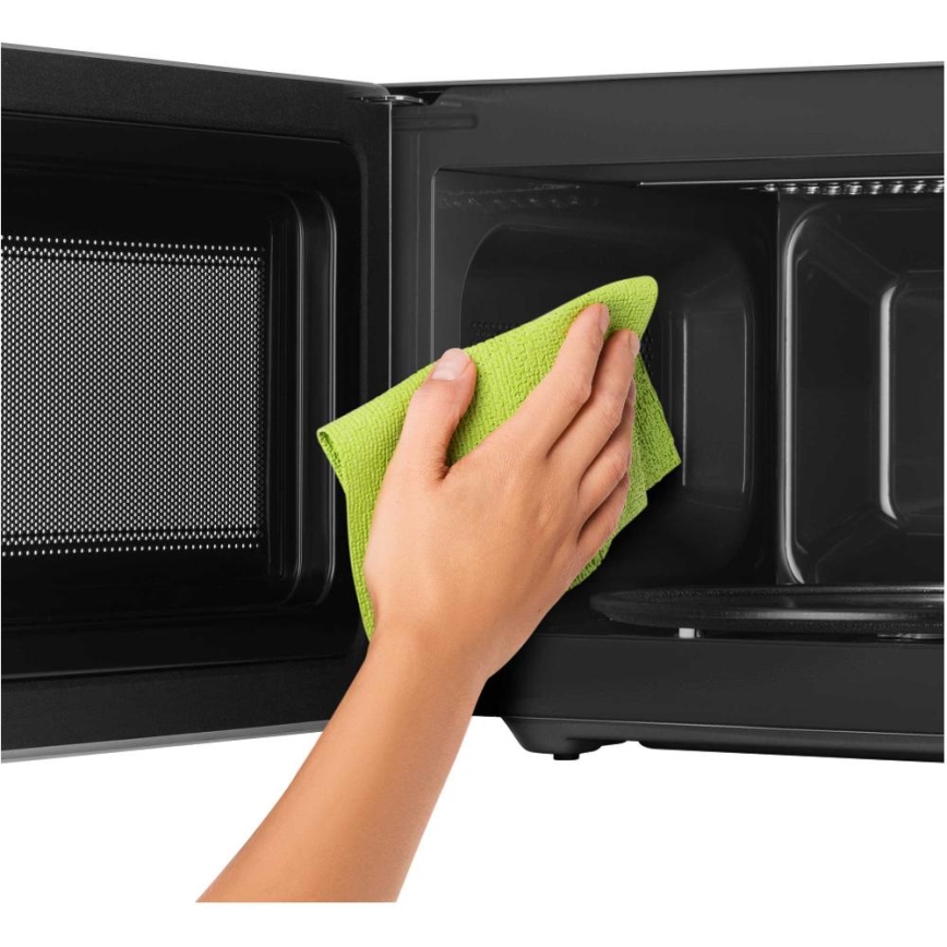 Sencor - Микровълнова фурна с грил функция 700W/1000W/230V 20 л матов хром