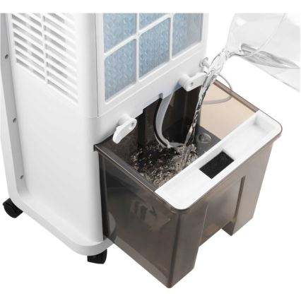 Sencor - Мобилен охладител на въздух 28W/230V сив + дистанционно управление