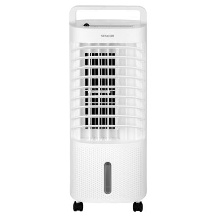 Sencor - Мобилен климатик с LED дисплей 3в1 45W/230V бял + дистанционно