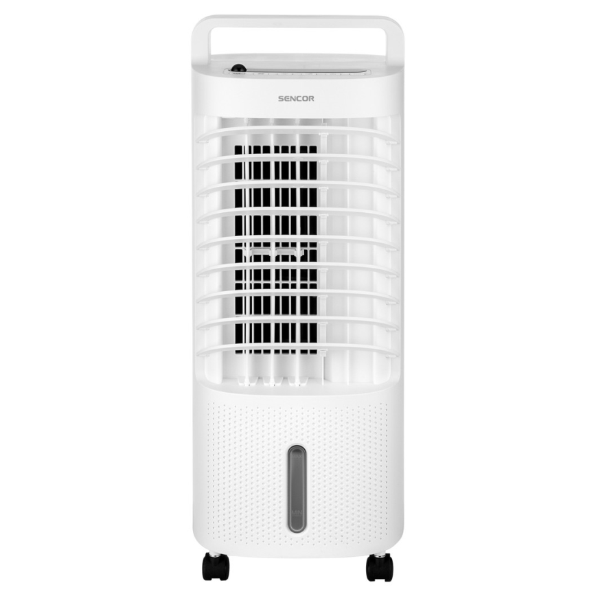 Sencor - Мобилен климатик с LED дисплей 3в1 45W/230V бял + дистанционно