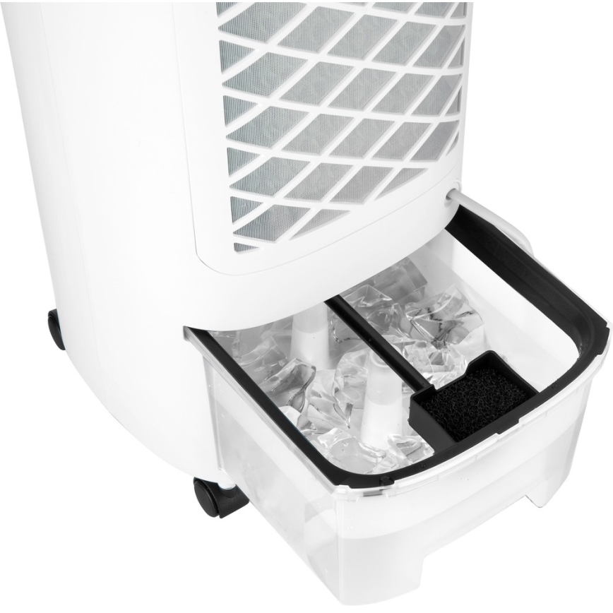 Sencor - Мобилен климатик с LED дисплей 3в1 45W/230V бял + дистанционно