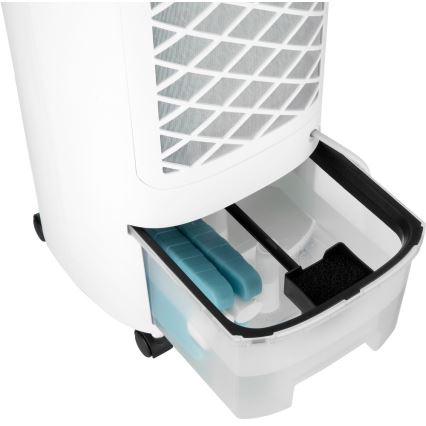 Sencor - Мобилен климатик с LED дисплей 3в1 45W/230V бял + дистанционно