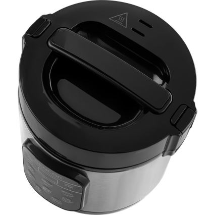 Sencor - Мултифункционална оризоварка 350W/230V 0,6 л неръждаема/черна