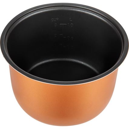 Sencor - Мултифункционална оризоварка 350W/230V 0,6 л неръждаема/черна