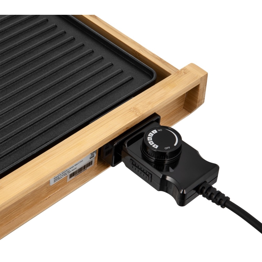 Sencor - Настолен електрически грил 1800W/230V бамбук