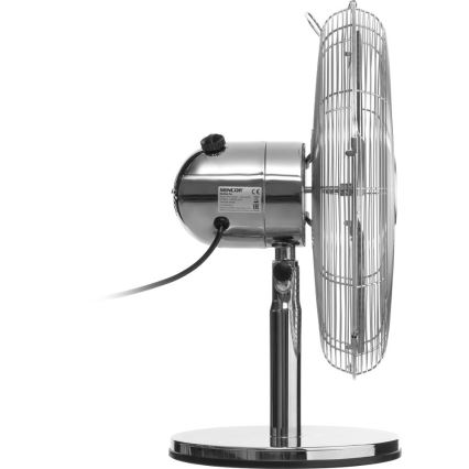 Sencor - Настолен вентилатор 50W/230V лъскав хром