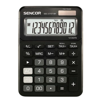 Sencor - Настолен калкулатор 1xLR44 черен