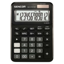 Sencor - Настолен калкулатор 1xLR44 черен