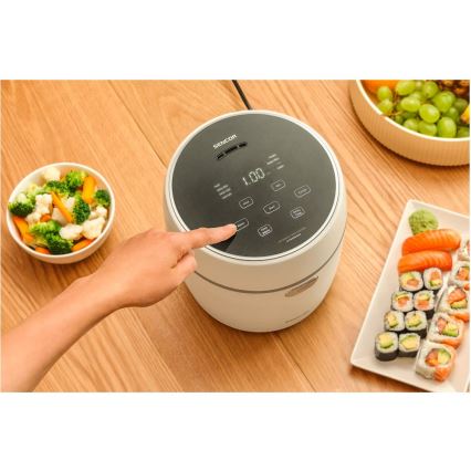 Sencor - Оризоварка 350 W/230 V, 0,6 л, бяла