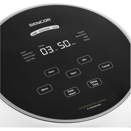 Sencor - Оризоварка 350 W/230 V, 0,6 л, бяла
