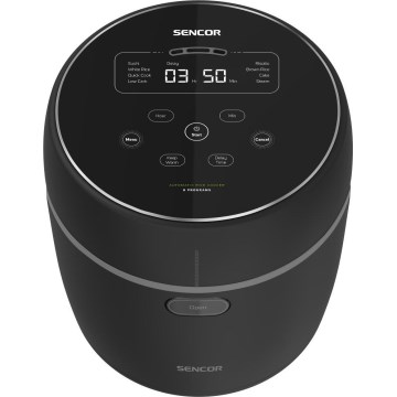Sencor - Оризоварка 350W/230V 0,6 l черна