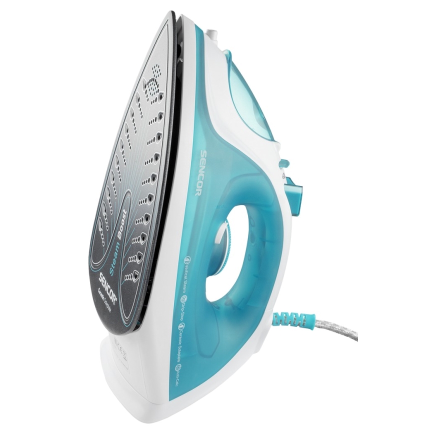 Sencor - Парна ютия 2200W/230V синя/бяла