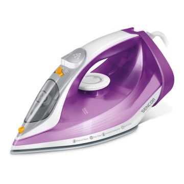 Sencor - Парна ютия 2400W/230V лилава/бяла