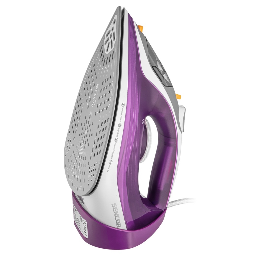Sencor - Парна ютия 2400W/230V лилава/бяла