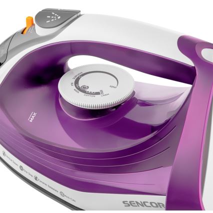 Sencor - Парна ютия 2400W/230V лилава/бяла