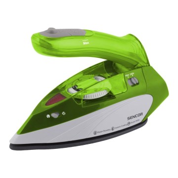 Sencor - Парна ютия за път 1100W/115V/230V зелена