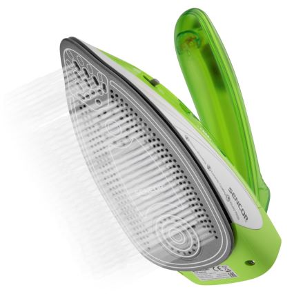 Sencor - Парна ютия за път 1100W/115V/230V зелена