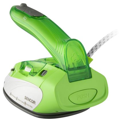 Sencor - Парна ютия за път 1100W/115V/230V зелена