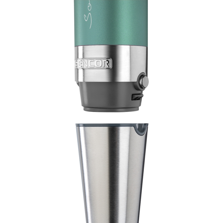 Sencor - Пасатор 4в1 1200W/230V неръждаема стомана/тюркоаз
