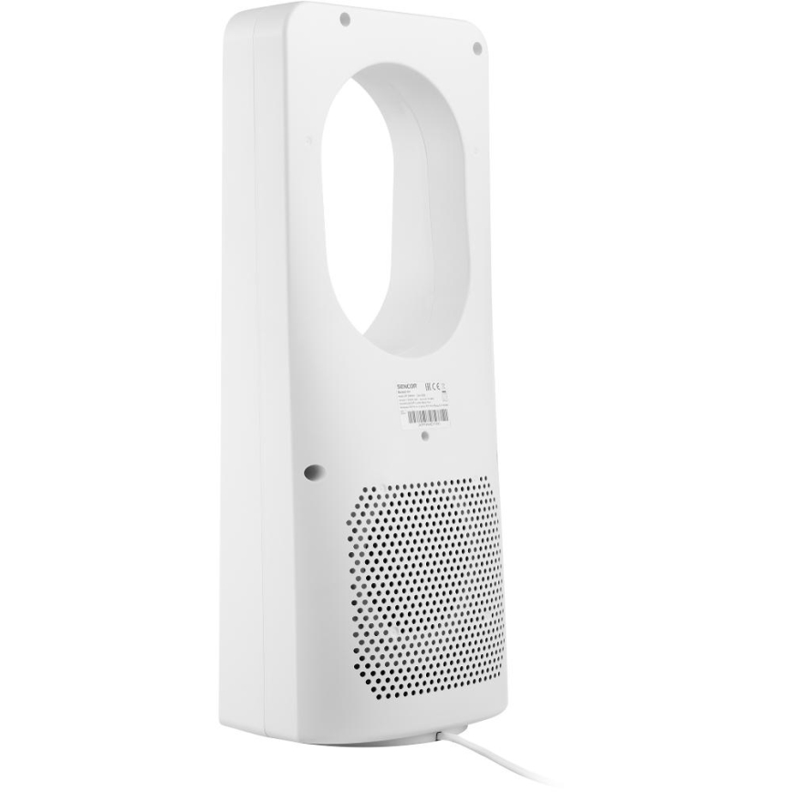 Sencor - Подов безперков вентилатор 50W/230V бял + дистанционно управление