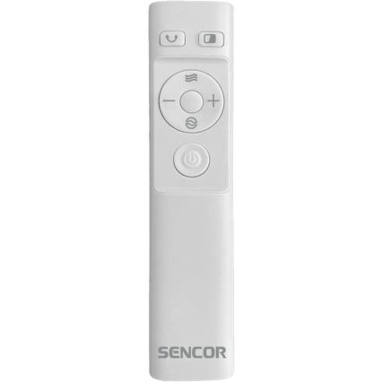 Sencor - Подов безперков вентилатор 50W/230V бял + дистанционно управление