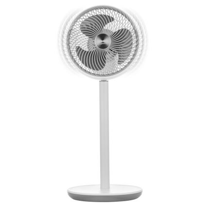 Sencor - Подов вентилатор 3D UltraSilent 26W/230V бял + дистанционно управление