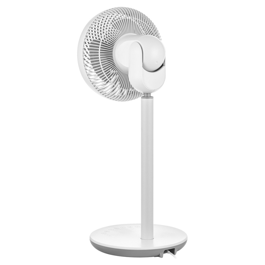 Sencor - Подов вентилатор 3D UltraSilent 26W/230V бял + дистанционно управление