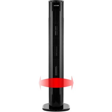 Sencor - Подов вентилатор 50W/230V черен