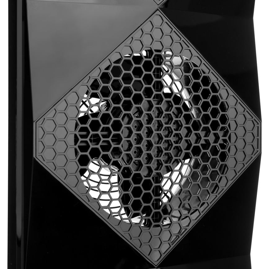 Sencor - Подов вентилатор UltraThin 90W/230V черен + дистанционно управление