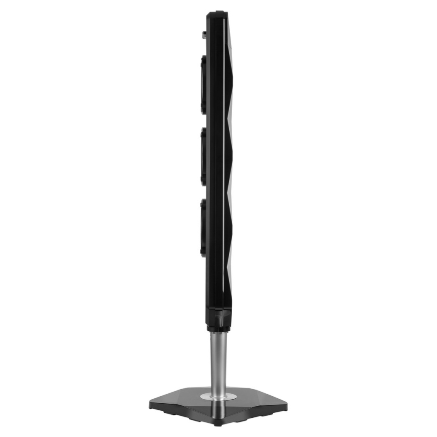 Sencor - Подов вентилатор UltraThin 90W/230V черен + дистанционно управление