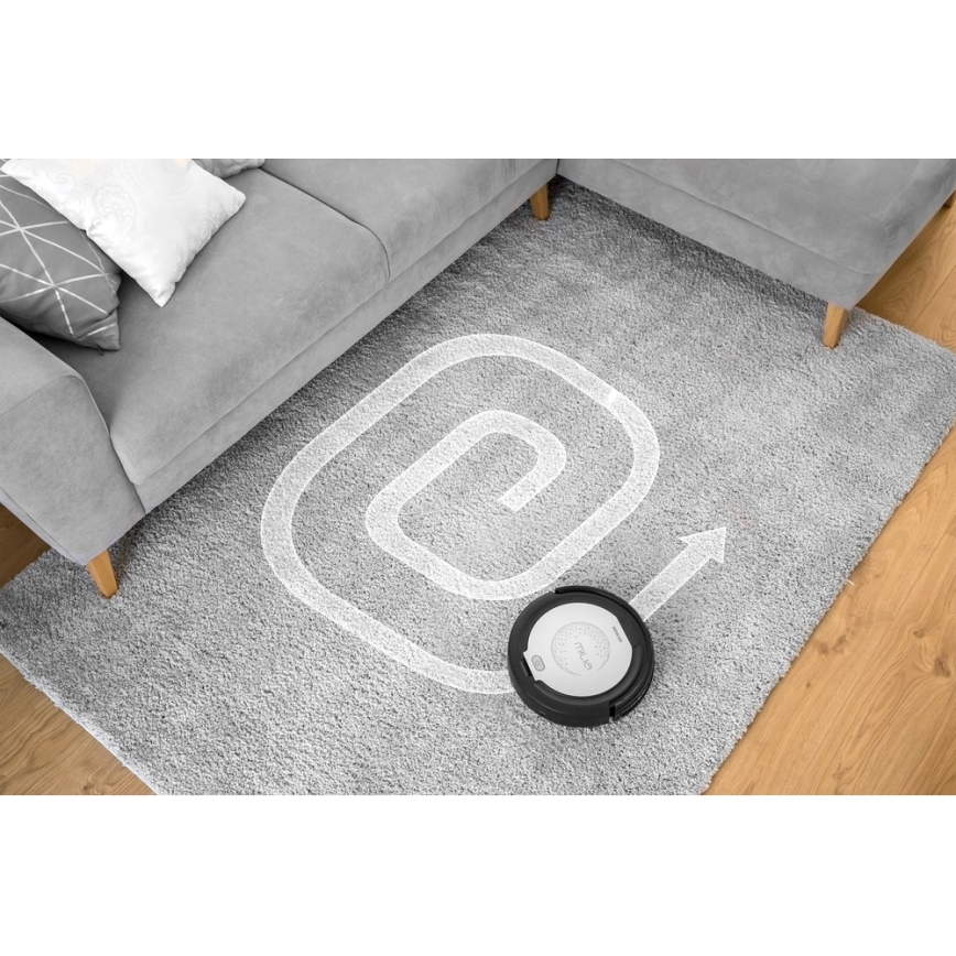 Sencor - Прахосмукачка робот с моп 2в1 15W/14,4V 1500 mAh черна