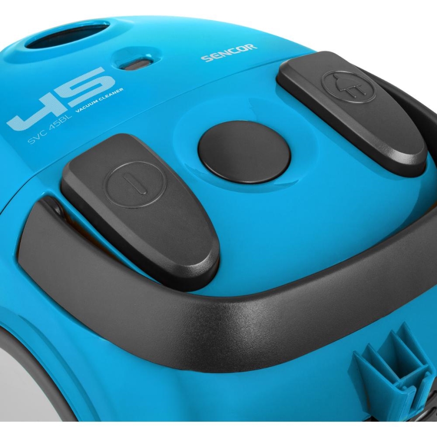 Sencor - Прахосмукачка с торба 1,5 л, 850 W/230 V, синьо/черно