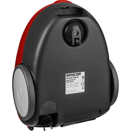 Sencor - Прахосмукачка с торба 1,5 л 850W/230V червена/черна