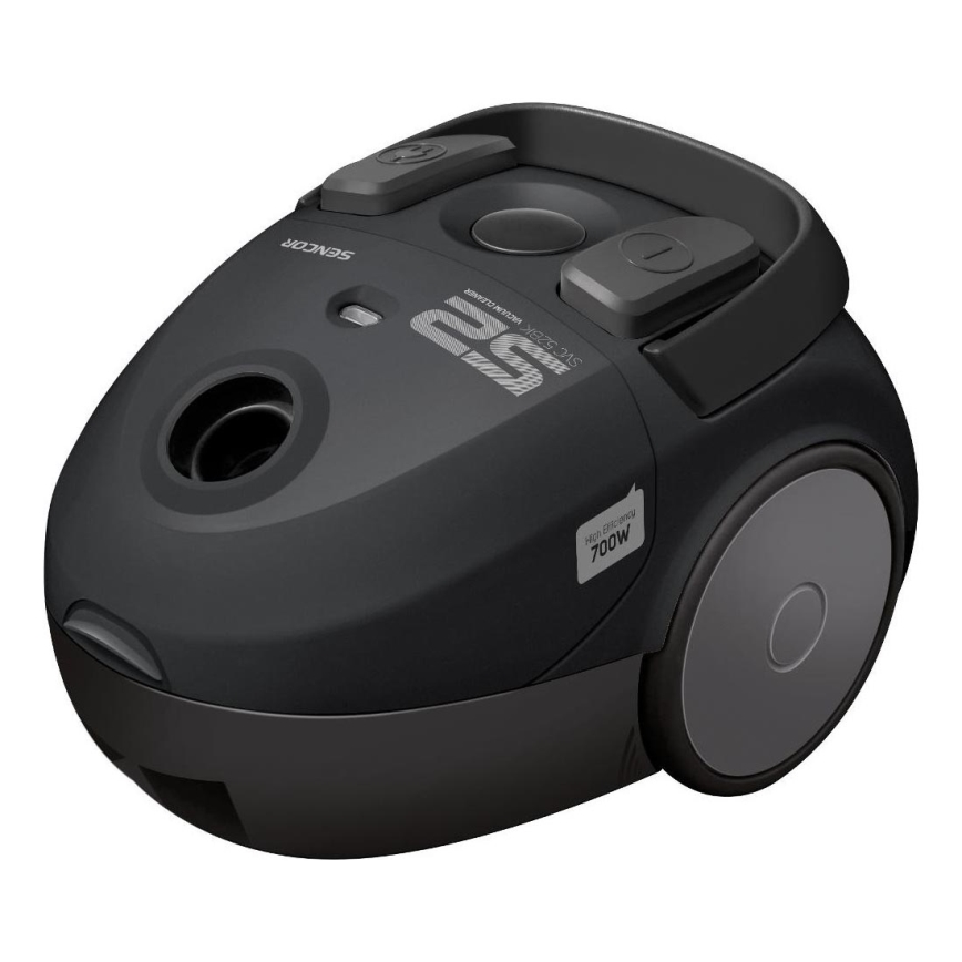 Sencor - Прахосмукачка с торбичка 1,5 l 700W/230V черен